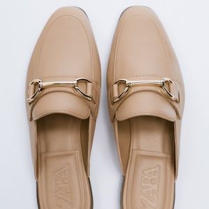 Zara Leather Mules